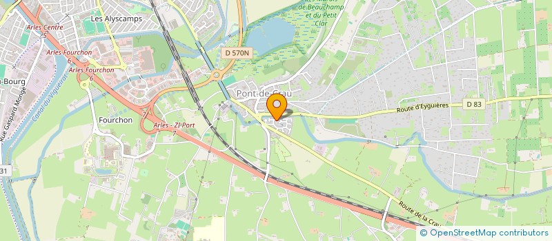 localisation de l'entreprise BOITE A CHANSON  ARLES