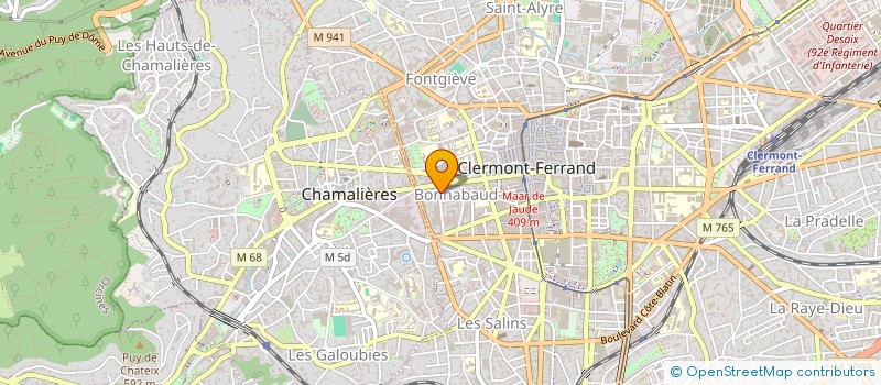 localisation de l'entreprise BOITE A COUDRE à CLERMONT-FERRAND
