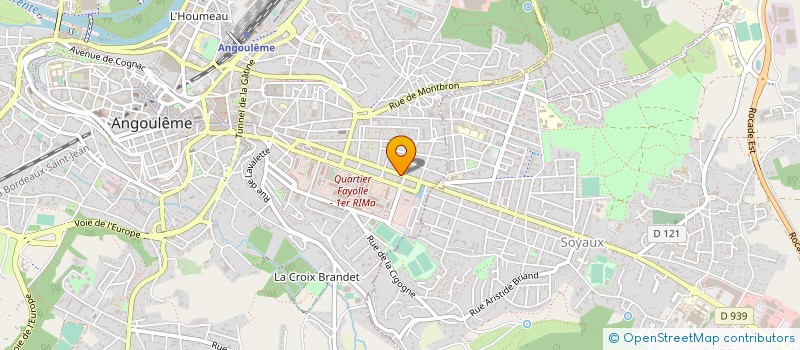 localisation de l'entreprise BOITE A COULEURS à ANGOULEME
