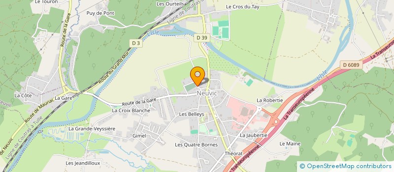 localisation de l'entreprise BOITE A COUPE à NEUVIC