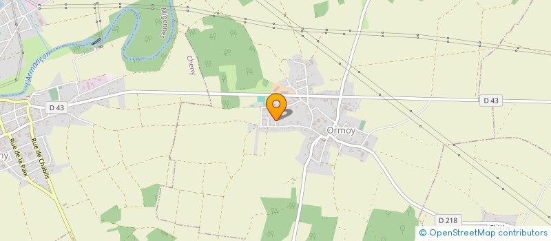 localisation de l'entreprise BOITE A L'ETRE à ORMOY