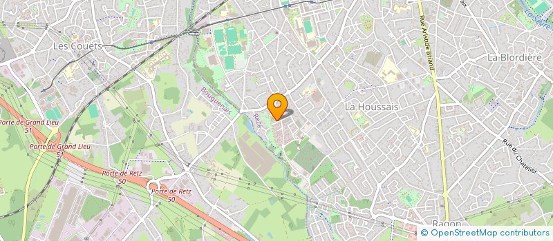 localisation de l'entreprise BOITE A MAILLOT à REZE