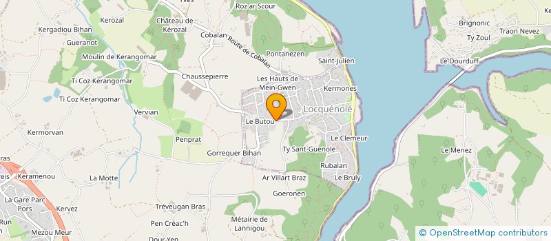 localisation de l'entreprise BOITE A RYTHME  LOCQUENOLE