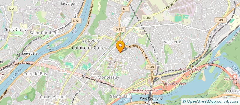 localisation de l'entreprise BOITE A SEL  CALUIRE-ET-CUIRE