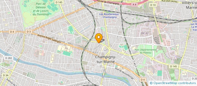 localisation de l'entreprise BOITE AUTOMATIQUE 94C à CHAMPIGNY-SUR-MARNE