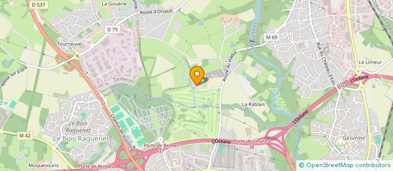 localisation de l'entreprise BOITE G à LA CHAPELLE-SUR-ERDRE