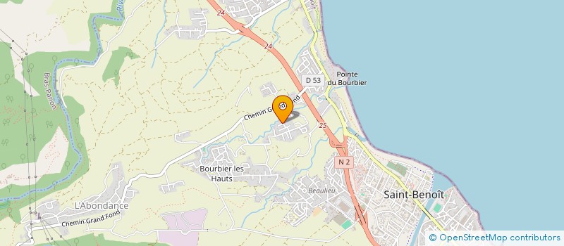 localisation de l'entreprise BOITE SAFRAN à SAINT-BENOIT