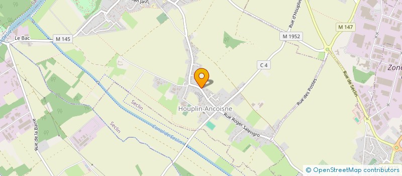 localisation de l'entreprise BOITEAU INVEST  HOUPLIN-ANCOISNE