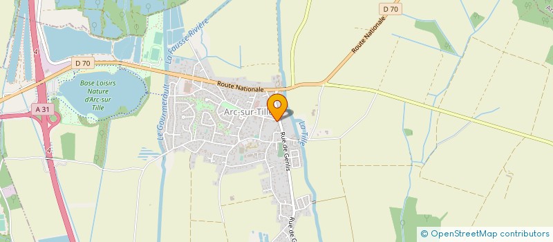 localisation de l'entreprise BOITEDECOM à ARC-SUR-TILLE