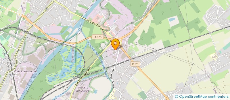 localisation de l'entreprise BOITEL - RYNDERS  SAINT-SAULVE