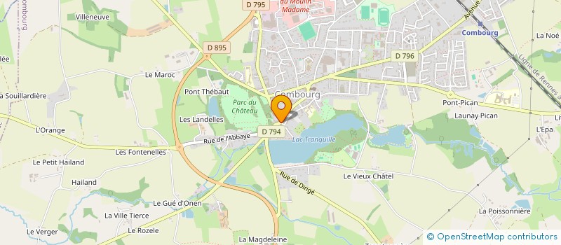 localisation de l'entreprise BOITEL UN CAFE à COMBOURG