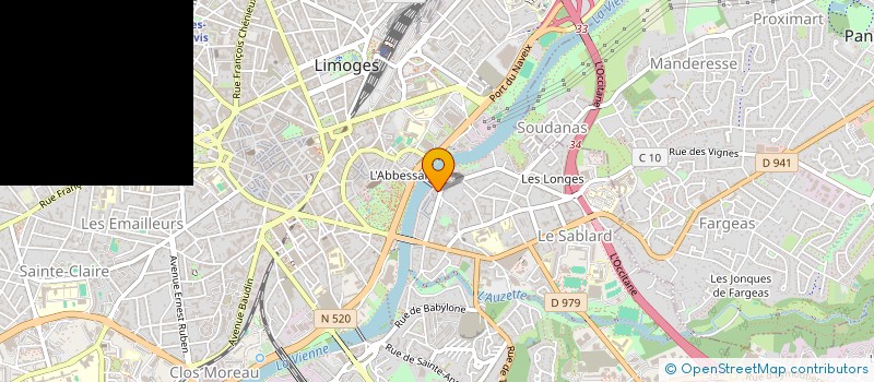 localisation de l'entreprise BOITES A VIN à LIMOGES