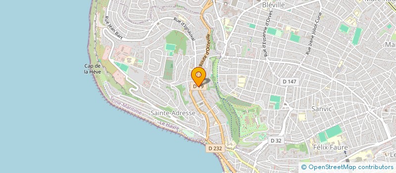 localisation de l'entreprise BOIVENT  SAINTE-ADRESSE