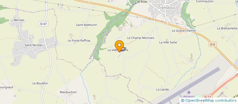 localisation de l'entreprise BOIVIN  PORDIC