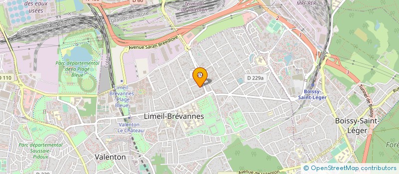 localisation de l'entreprise BOIVIN ET FILS à LIMEIL-BREVANNES