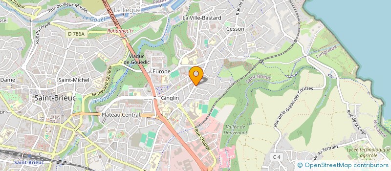 localisation de l'entreprise BOIVIN MG à SAINT-BRIEUC