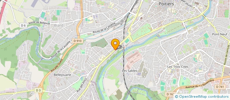 localisation de l'entreprise BOIVRE VAUVINARD  BERUGES