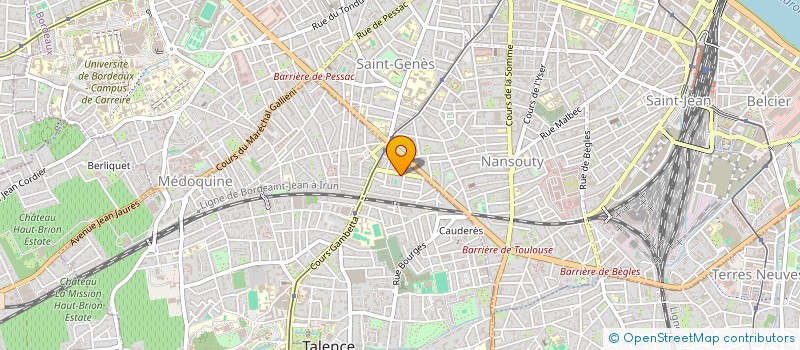 localisation de l'entreprise BOIX LOPES  TALENCE