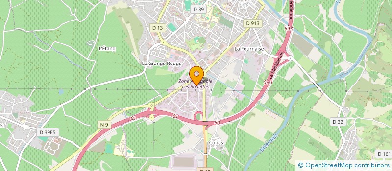 localisation de l'entreprise BOIXADOS MATERIEL  PEZENAS