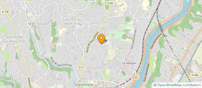 localisation de l'entreprise BOIZAN & CIE  SAINT-CYR-AU-MONT-D'OR