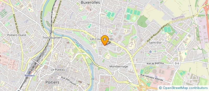 localisation de l'entreprise BOIZEAU PAUL ET SUZETTE à POITIERS
