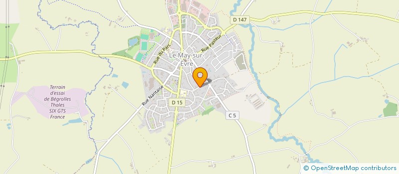 localisation de l'entreprise BOIZIAU CHRISTOPHE à CHOLET
