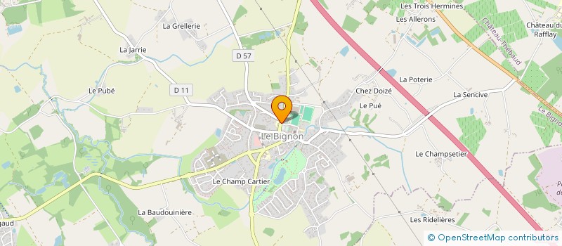 localisation de l'entreprise BOJADAR  LE BIGNON