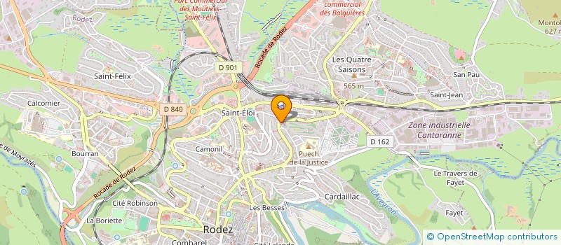 localisation de l'entreprise BOJO  RODEZ