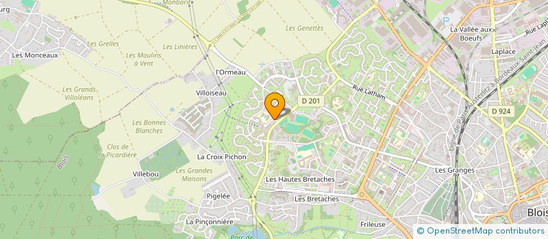 localisation de l'entreprise BOJULE  BLOIS