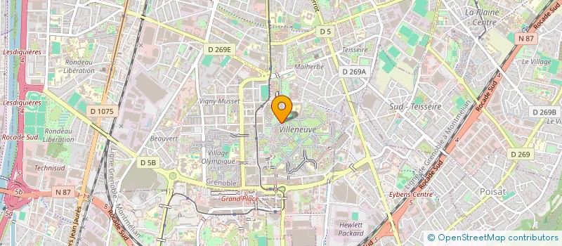 localisation de l'entreprise BOK XALAT  GRENOBLE