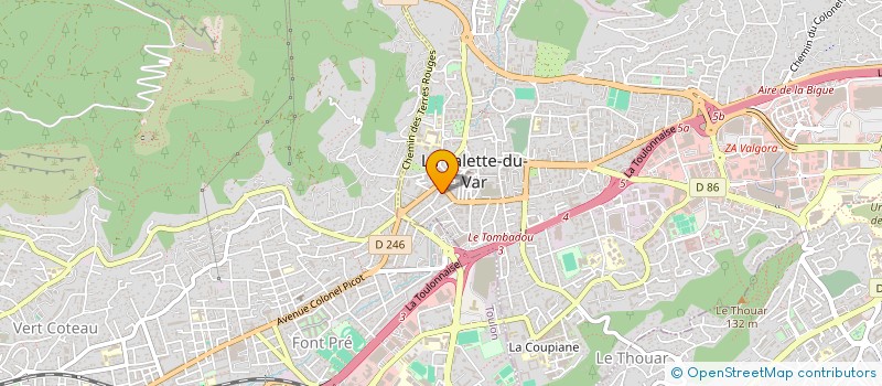 localisation de l'entreprise BOKASHI FRANCE  LA VALETTE-DU-VAR