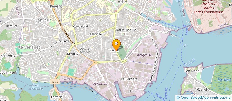 localisation de l'entreprise BOKIDI à LORIENT