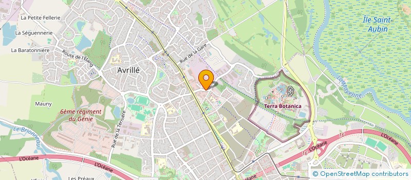 localisation de l'entreprise BOKINE à AVRILLE