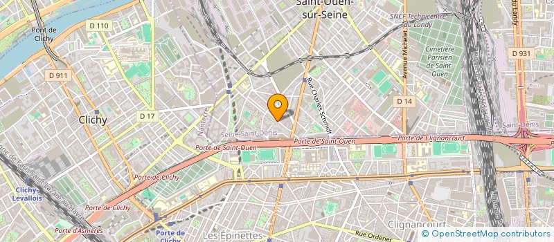 localisation de l'entreprise BOKIT à SAINT-OUEN-SUR-SEINE