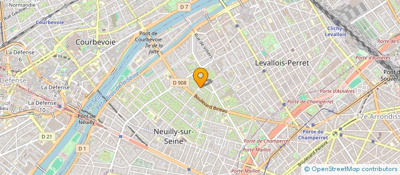 localisation de l'entreprise BOKOUS ET FILS à NEUILLY-SUR-SEINE