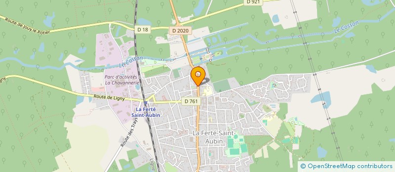 localisation de l'entreprise BOKRENO à LA FERTE-SAINT-AUBIN