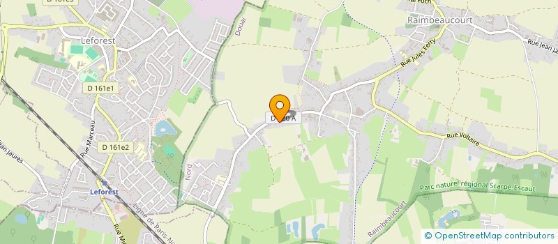 localisation de l'entreprise BOL D'AIR EVASION  RAIMBEAUCOURT