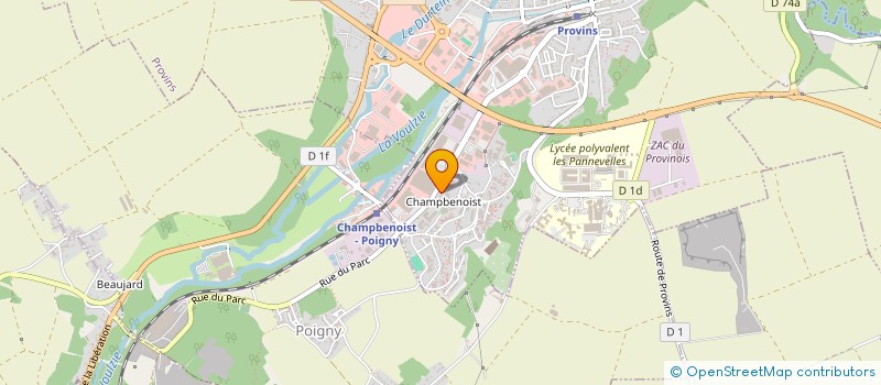 localisation de l'entreprise BOL D'HAIR  PROVINS