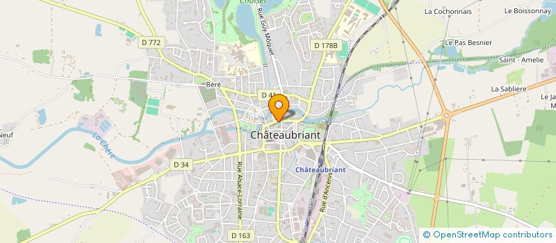 localisation de l'entreprise BOL D'HAIR COIFFURE  CHATEAUBRIANT