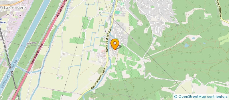 localisation de l'entreprise BOL N 11  BOLLENE