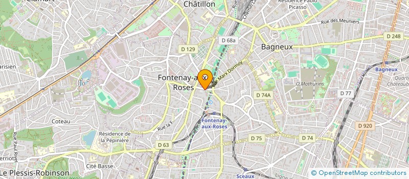 localisation de l'entreprise BOL SUSHI à FONTENAY AUX ROSES