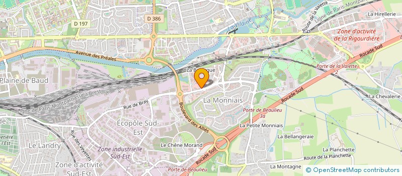 localisation de l'entreprise BOLA à CESSON-SEVIGNE