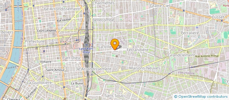 localisation de l'entreprise BOLADIA-LYON  LYON