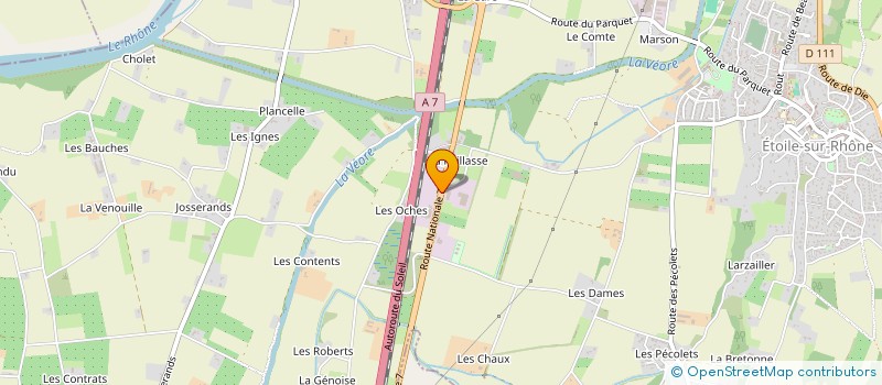 localisation de l'entreprise BOLAND  ETOILE-SUR-RHONE