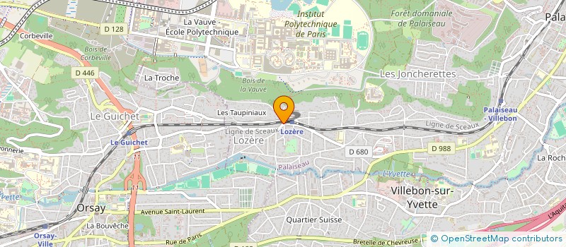 localisation de l'entreprise BOLAS à PALAISEAU