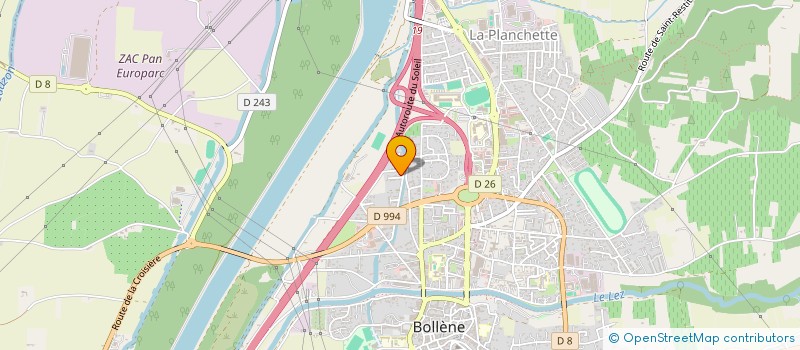 localisation de l'entreprise BOLAT CONSTRUCTION à BOLLENE