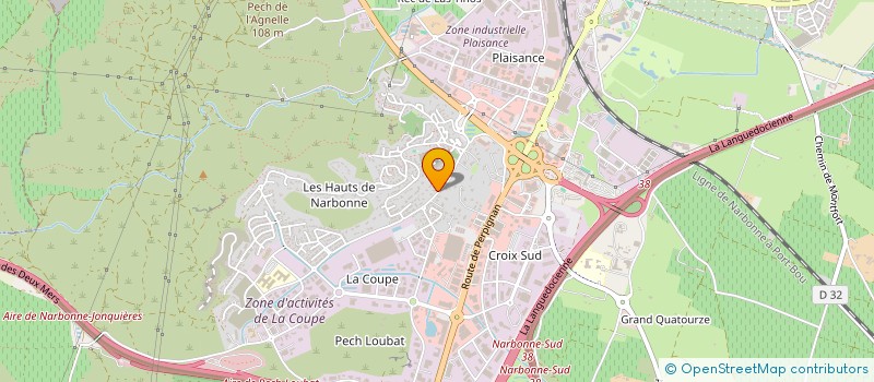 localisation de l'entreprise BOLAVIE  NARBONNE