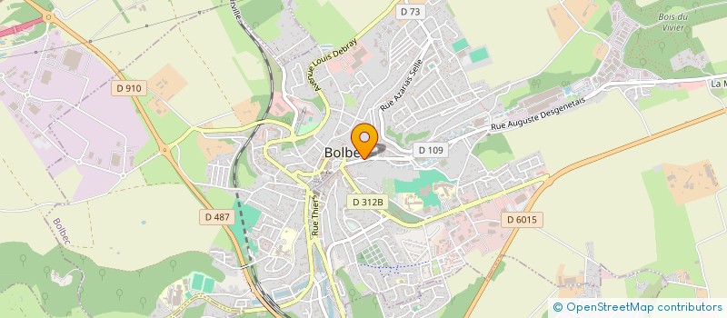 localisation de l'entreprise BOLBEC RUNNING CLUB  BOLBEC