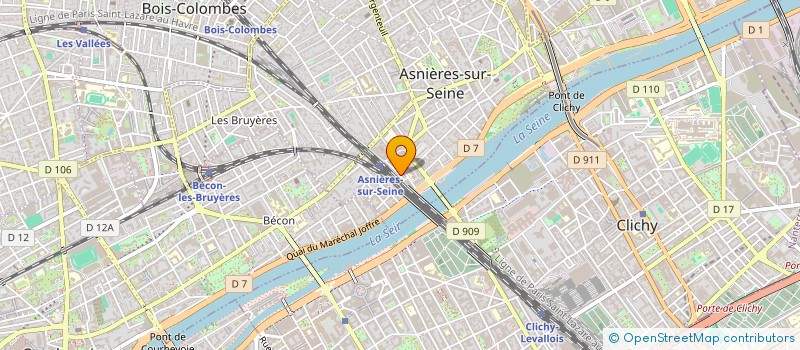 localisation de l'entreprise BOLC  ASNIERES-SUR-SEINE