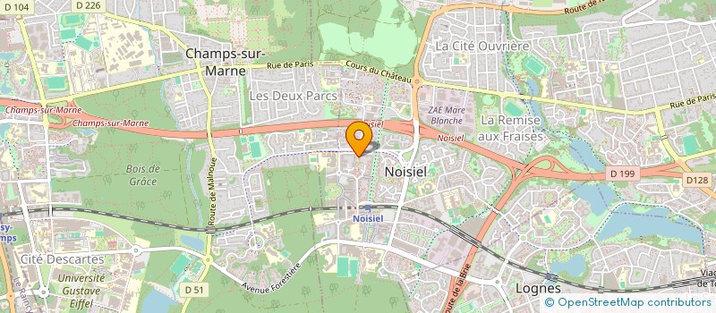 localisation de l'entreprise BOLD GROUP.  NOISIEL